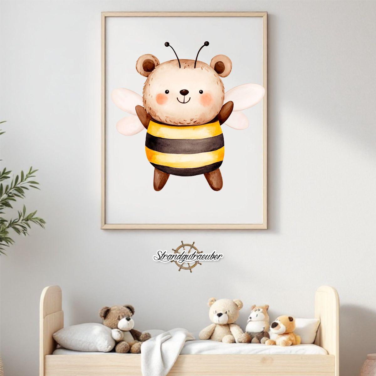 Buegelbild Hummelbär Buegelbild Hummelbär